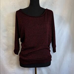 XXI Maroon Textured Top